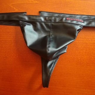 Stringit miehille tekonahkaa d-rengassäädöillä